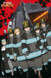 Gbeye GBYDCO109 Fire Force Key Art S1 Company 8 Poster 61x 91-5cm | Yourdecoration.co.uk