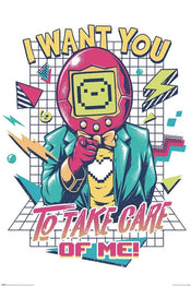 Pyramid Ilustrata Samagotchi Poster 61x91,5cm | Yourdecoration.co.uk