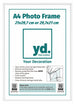 Aurora Aluminium Photo Frame 21x29 7cm A4 set of 2 White Front Insert Sheet | Yourdecoration.co.uk
