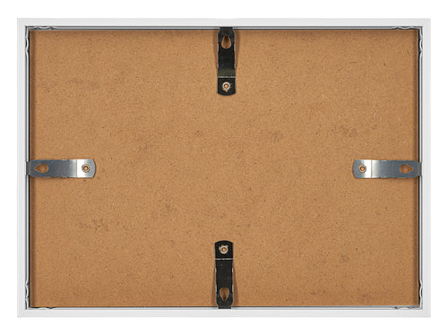 Aurora Aluminium Photo Frame 21x29 7cm A4 set of 3 White Back Landscape | Yourdecoration.co.uk