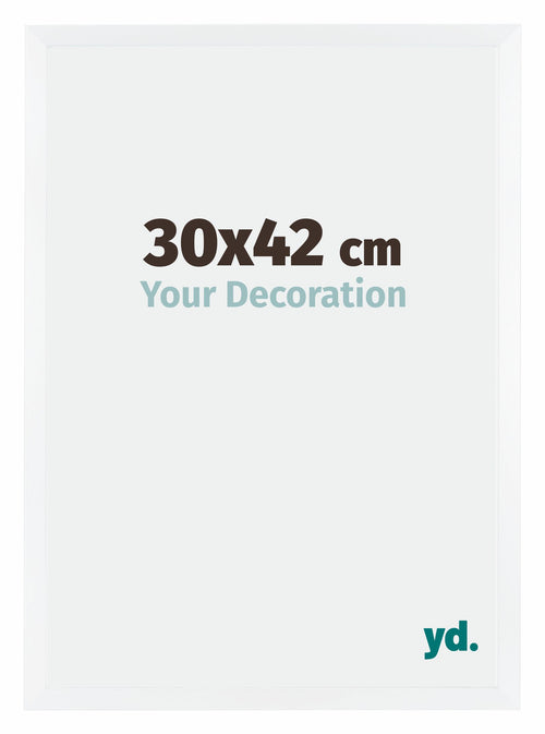 Catania MDF Photo Frame 30x42cm White Size | Yourdecoration.co.uk