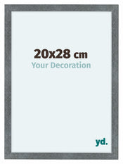 Como MDF Photo Frame 20x28cm Iron Swept Front Size | Yourdecoration.co.uk
