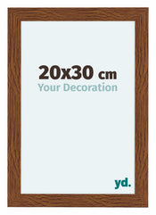 Como MDF Photo Frame 20x30cm Oak Rustic Front Size | Yourdecoration.co.uk
