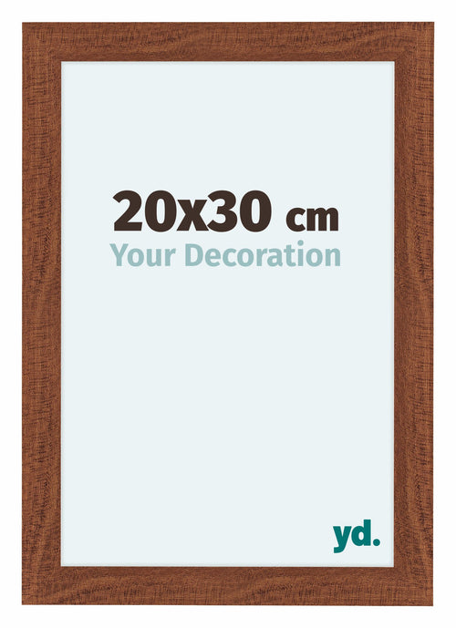 Como MDF Photo Frame 20x30cm Walnut Front Size | Yourdecoration.co.uk