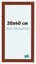 Como MDF Photo Frame 20x40cm Cherry Front Size | Yourdecoration.co.uk