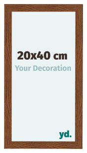 Como MDF Photo Frame 20x40cm Oak Rustic Front Size | Yourdecoration.co.uk