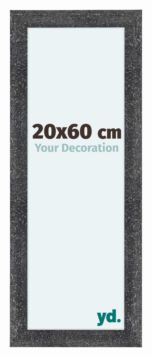 Como MDF Photo Frame 20x60cm Gray Swept Front Size | Yourdecoration.co.uk