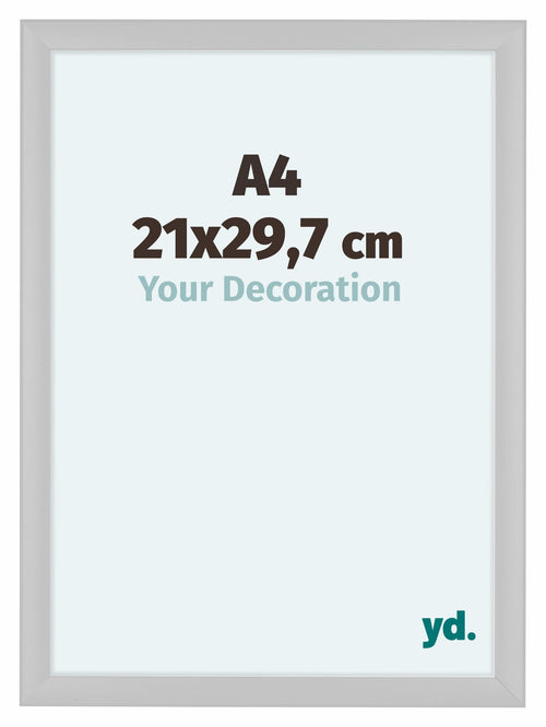 Como MDF Photo Frame 21x29 7cm A4 White High Gloss Front Size | Yourdecoration.co.uk