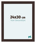 Como MDF Photo Frame 24x30cm Oak Dark Front Size | Yourdecoration.co.uk