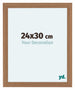 Como MDF Photo Frame 24x30cm Walnut Light Front Size | Yourdecoration.co.uk