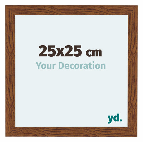 Como MDF Photo Frame 25x25cm Oak Rustic Front Size | Yourdecoration.co.uk