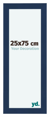 Como MDF Photo Frame 25x75cm Dark Blue Swept Front Size | Yourdecoration.co.uk