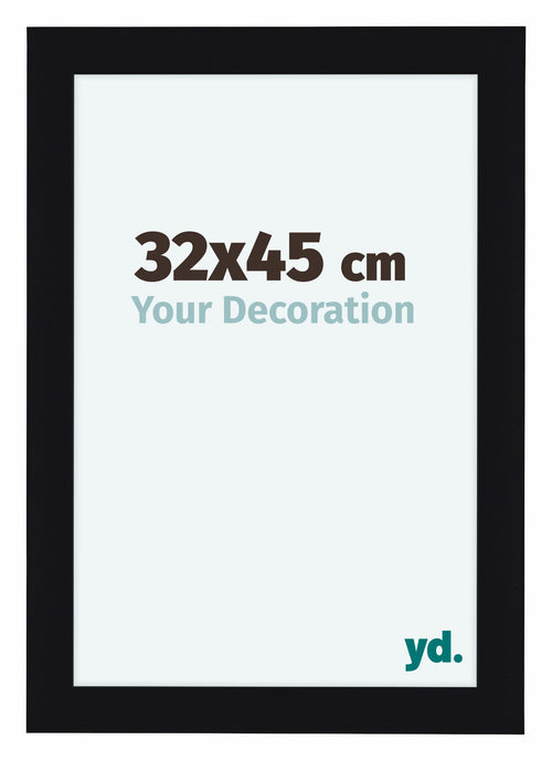 Como MDF Photo Frame 32x45cm Black High Gloss Front Size | Yourdecoration.co.uk