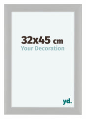 Como MDF Photo Frame 32x45cm White Woodgrain Front Size | Yourdecoration.co.uk