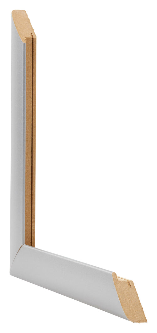 Como MDF Photo Frame 40x45cm Silver Matte Intersection | Yourdecoration.co.uk