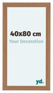 Como MDF Photo Frame 40x80cm Walnut Light Front Size | Yourdecoration.co.uk