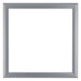 Como MDF Photo Frame 55x55cm Silver Matte Front | Yourdecoration.co.uk