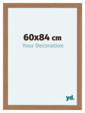 Como MDF Photo Frame 60x84cm Walnut Light Front Size | Yourdecoration.co.uk
