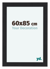 Como MDF Photo Frame 60x85cm Black Woodgrain Front Size | Yourdecoration.co.uk