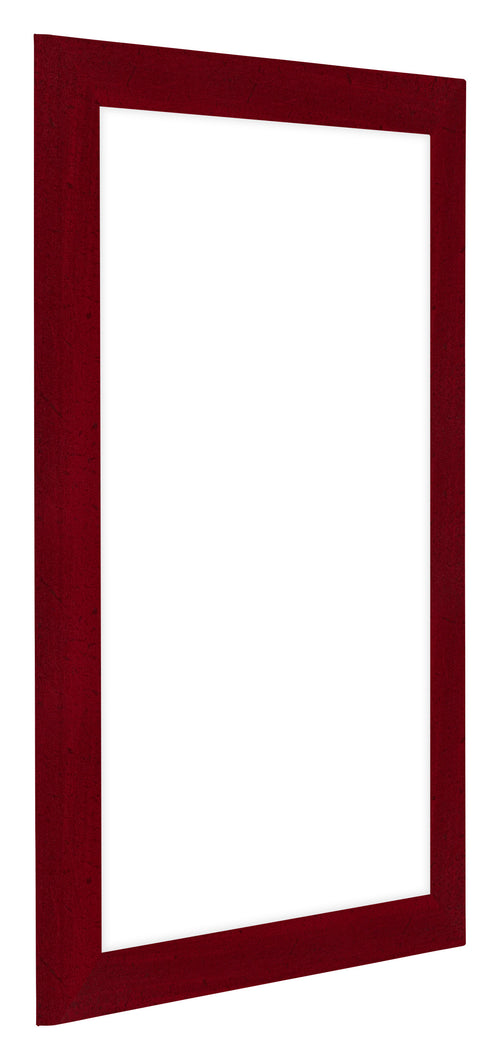 Como MDF Photo Frame 60x85cm Wine Red Swept Front Oblique | Yourdecoration.co.uk