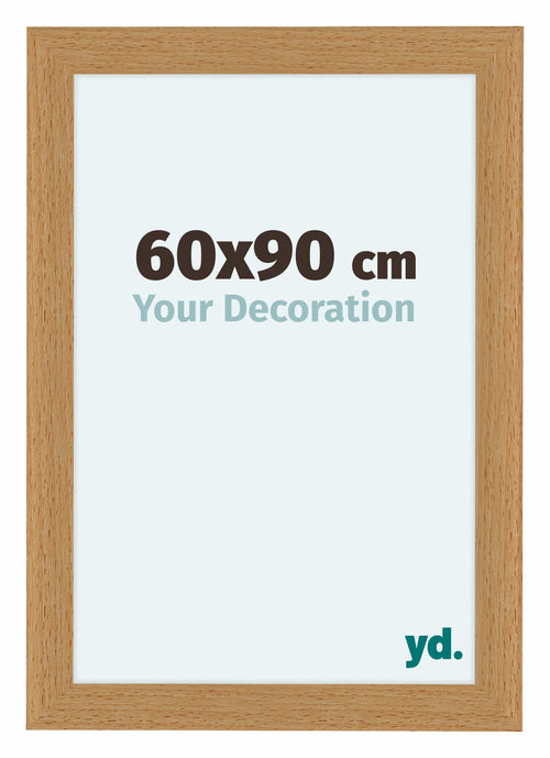 Como MDF Photo Frame 60x90cm Beech Front Size | Yourdecoration.co.uk