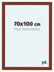 Como MDF Photo Frame 70x100cm Cherry Front Size | Yourdecoration.co.uk