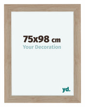 Como MDF Photo Frame 75x98cm Oak Light Front Size | Yourdecoration.co.uk