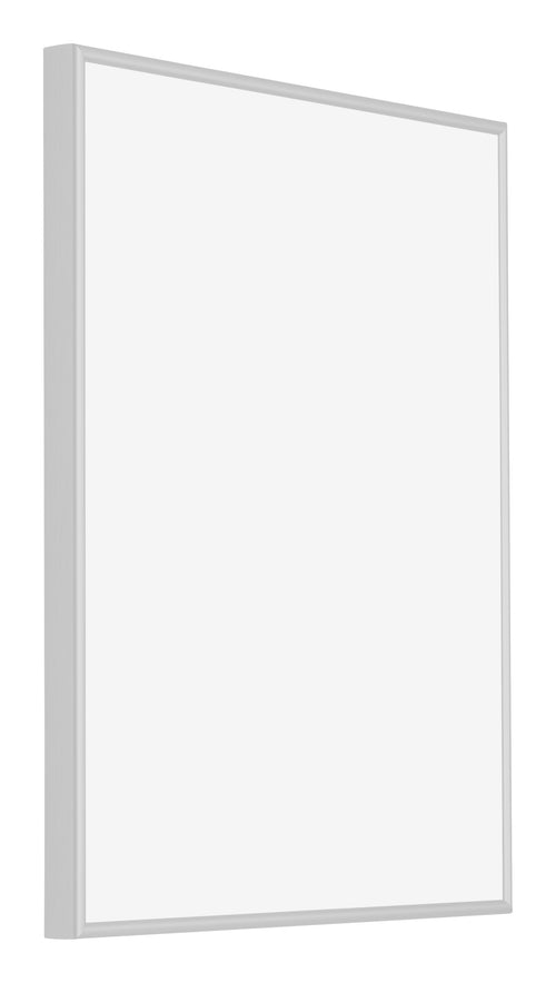 Miami Aluminium Photo Frame 36x49cm Silver Matte Front Oblique | Yourdecoration.co.uk