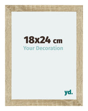 Mura MDF Photo Frame 18x24cm Sonoma Oak Front Size | Yourdecoration.co.uk