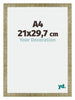 Mura MDF Photo Frame 21x29 7cm A4 Gold Antique Front Size | Yourdecoration.co.uk