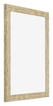 Mura MDF Photo Frame 24x32cm Sonoma Oak Front Oblique | Yourdecoration.co.uk