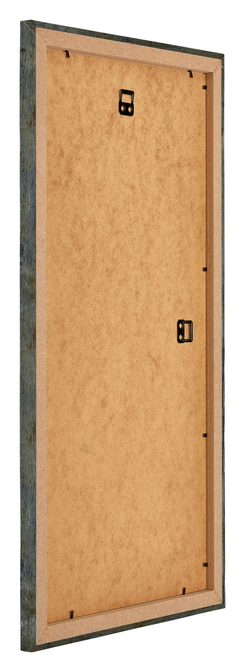 Mura MDF Photo Frame 30x60cm Blue Gold Melange Back Oblique | Yourdecoration.co.uk