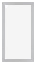 Mura MDF Photo Frame 30x60cm Silver Matte Front | Yourdecoration.co.uk