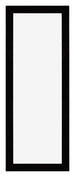 Mura MDF Photo Frame 33x98cm Noir Brillant Front | Yourdecoration.co.uk