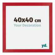 Mura MDF Photo Frame 40x40cm Red Front Size | Yourdecoration.co.uk