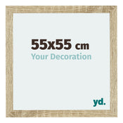 Mura MDF Photo Frame 55x55cm Sonoma Oak Front Size | Yourdecoration.co.uk