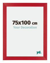 Mura MDF Photo Frame 75x100cm Red Front Size | Yourdecoration.co.uk