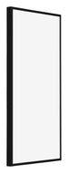 New York Aluminium Photo Frame 20x40cm Black Matt Front Oblique | Yourdecoration.co.uk