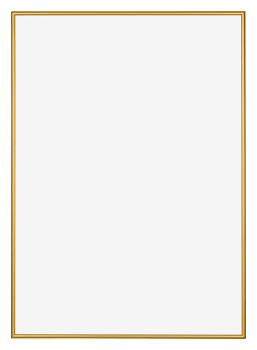 New York Aluminium Photo Frame 21x29 7cm A4 Gold Shiny Front | Yourdecoration.co.uk