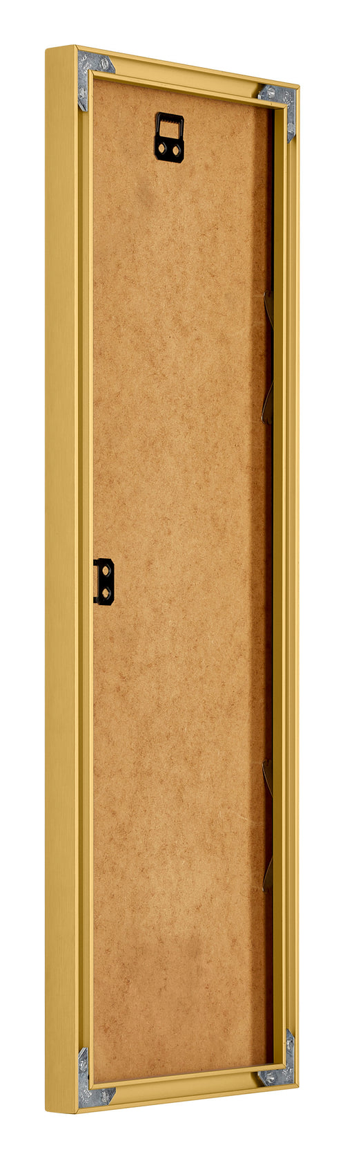 New York Aluminium Photo Frame 25x75cm Gold Shiny Back Oblique | Yourdecoration.co.uk