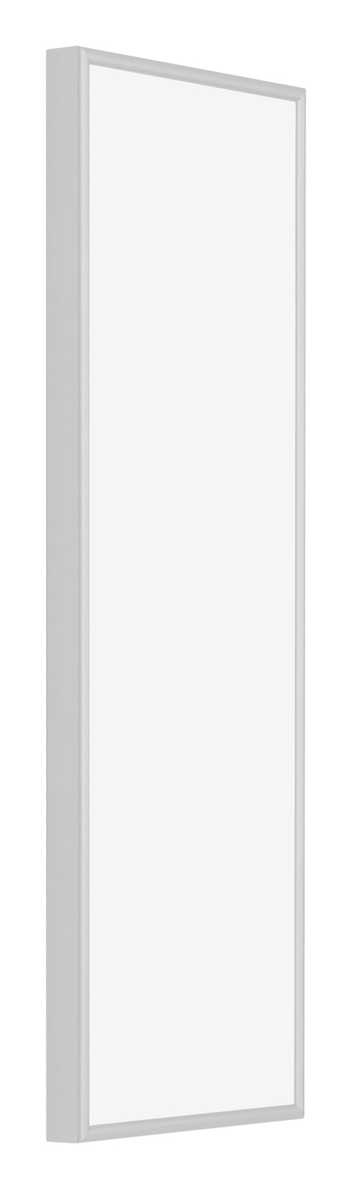 New York Aluminium Photo Frame 25x75cm Silver Matte Front Oblique | Yourdecoration.co.uk