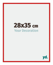 New York Aluminium Photo Frame 28x35cm Ferrari Red Front Size | Yourdecoration.co.uk