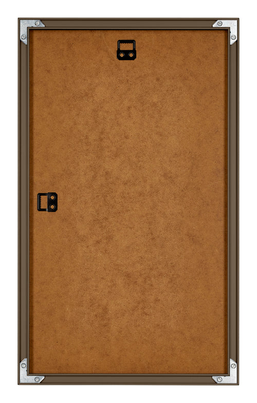 New York Aluminium Photo Frame 30x50cm Walnut Structure Back | Yourdecoration.co.uk