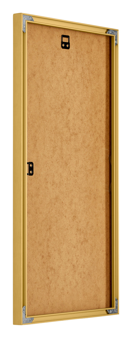 New York Aluminium Photo Frame 40x70cm Gold Shiny Back Oblique | Yourdecoration.co.uk