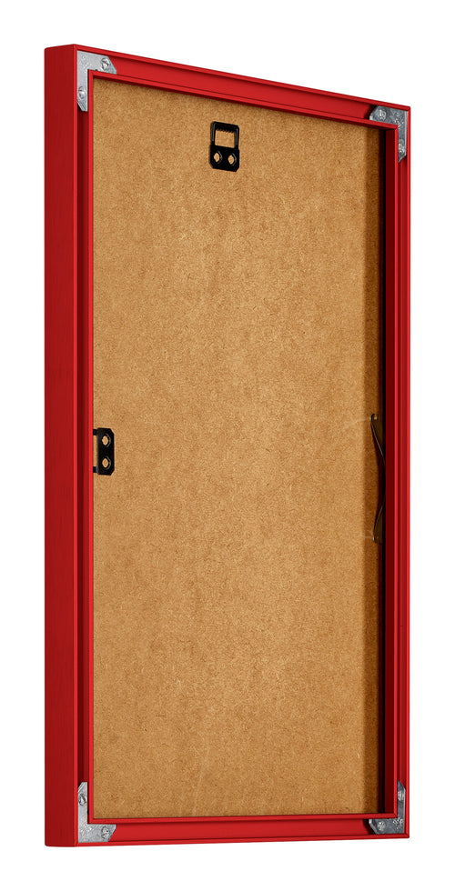 New York Aluminium Photo Frame 50x75cm Red Ferarri Back Oblique | Yourdecoration.co.uk