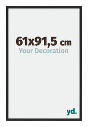 New York Aluminium Photo Frame 61x91 5cm Black Matt Front Size | Yourdecoration.co.uk