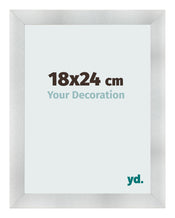 Photo Frame 18x24cm Aluminum Brushed MDF Pisa Front Size | Yourdecoration.co.uk