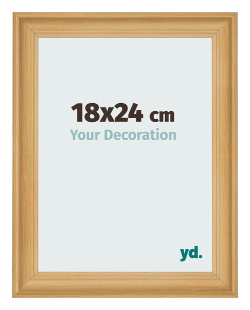 Photo Frame 18x24cm Pine Woodgrain MDF Lazio Front Size | Yourdecoration.co.uk