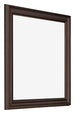 Photo Frame 20x20cm Oak Dark MDF Lazio Front Oblique | Yourdecoration.co.uk