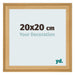 Photo Frame 20x20cm Pine Woodgrain MDF Lazio Front Size | Yourdecoration.co.uk